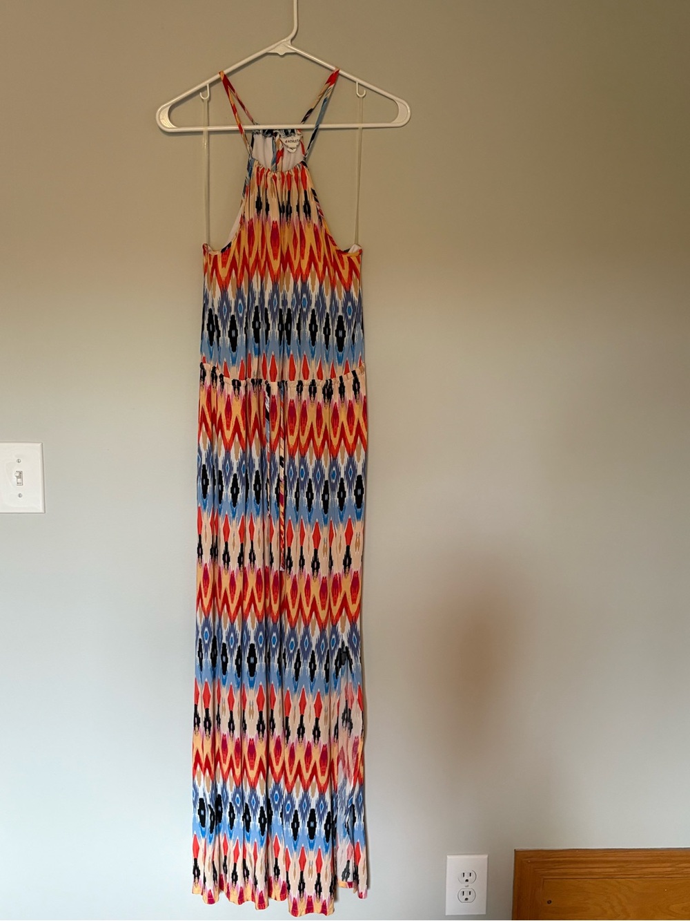 Athleta Red, Blue and Cream Printed Dress - Picture 1 of 3